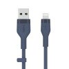 BELKIN CAA008bt2MBL BOOST CHARGE USB-A to LTG_silicone,  2M,  Blue