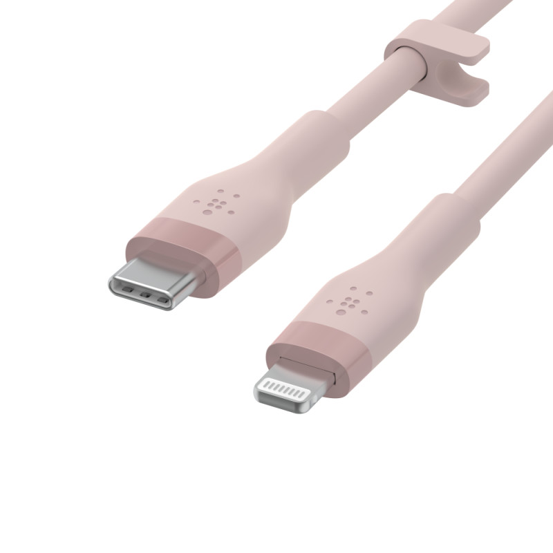 BELKIN CAA009bt1MPK BOOST CHARGE USB-C to LTG_silicone,  1M,  Pink