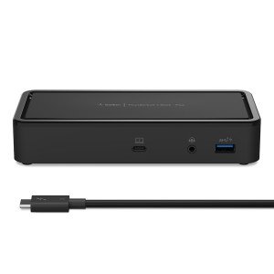BELKIN F4U109vf THUNDERBOLT 3 DOCK-PLUS (Brown Box Packaging for B2B & Online)