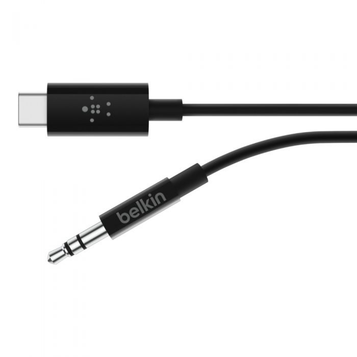 BELKIN F7U079bt03-BLK USB-C to 3.5mm audio cable,  0.9m BLK