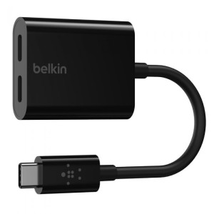 BELKIN F7U081btBLK Dual USB-C Charge Adapter BELKIN F7U081btBLK Dual USB-C Charge Adapter