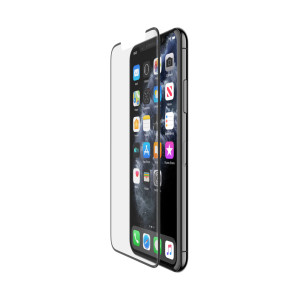 BELKIN F8W970ZZBLK TemperedCurve Black Edge to Edge , with easy installation tray, iPhone 11 PRO BELKIN F8W970ZZBLK TemperedCurve Black Edge to Edge , with easy installation tray, iPhone 11 PRO