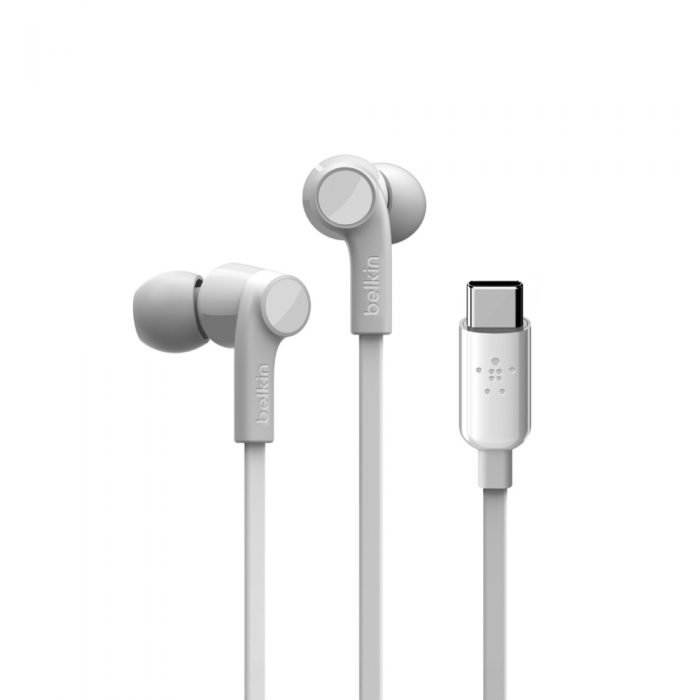 BELKIN G3H0002btWHT USB-C, In-Ear Headphones, WHITE BELKIN G3H0002btWHT USB-C, In-Ear Headphones, WHITE