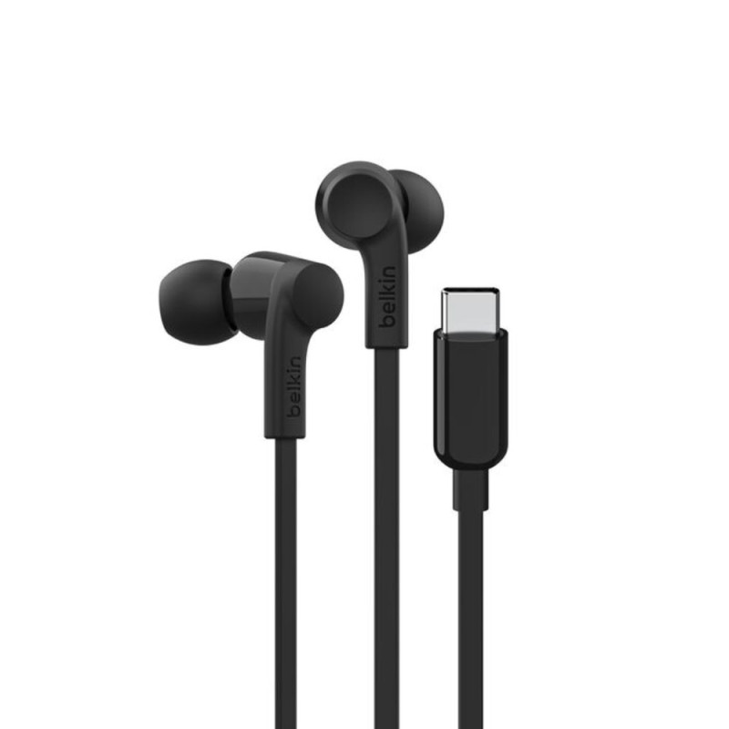 BELKIN G3H0002hqBKV2 USB-C® Wired Earbuds with Adjustable Volume Limiter,  Black