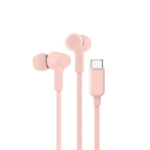 BELKIN G3H0002hqPKV2 USB-C® Wired Earbuds with Adjustable Volume Limiter,  Pink
