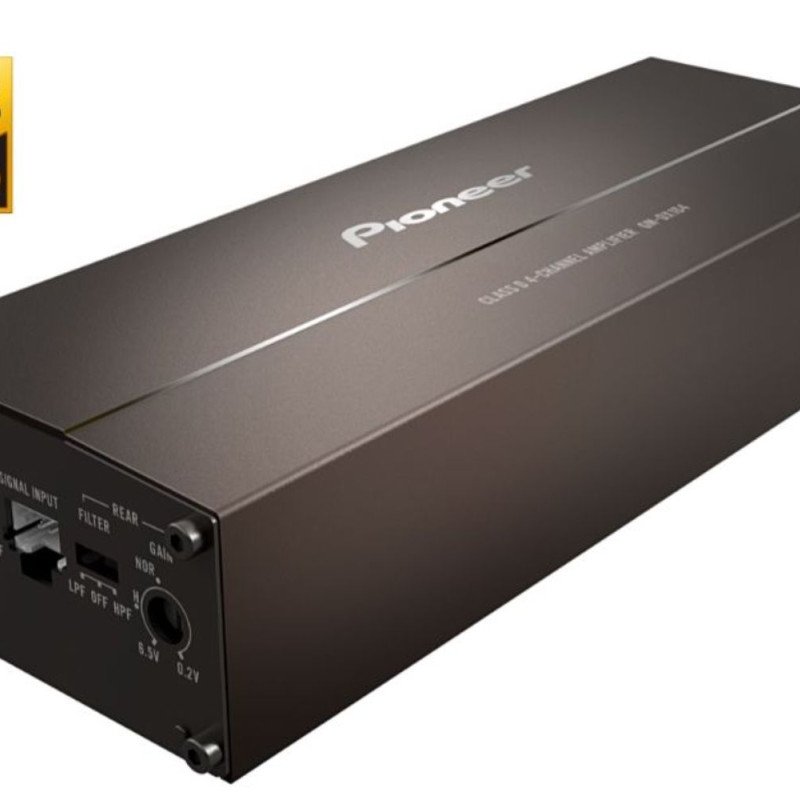 PIONEER GM-DX104 4-Channel (400 W) High Resolution Audio,  Class-D Technology