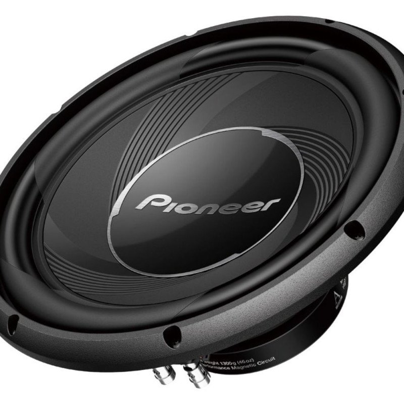 PIONEER GXT-3730B-SET Subwoofer and amplifier package,  including 30 cm subwoofer in sealed enclosure,  2-channel bridgeable amplifier and