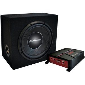 PIONEER GXT-3730B Subwoofer and amplifier package, including 30 cm subwoofer in sealed enclosure and a 2-channel bridgeable amplifier PIONEER GXT-3730B Subwoofer and amplifier package, including 30 cm subwoofer in sealed enclosure and a 2-channel bridgeable amplifier