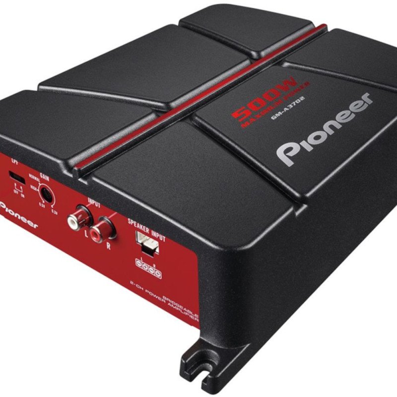 PIONEER GXT-3730B Subwoofer and amplifier package,  including 30 cm subwoofer in sealed enclosure and a 2-channel bridgeable amplifier
