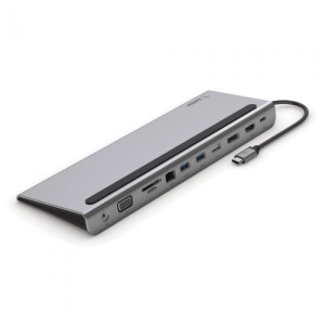 BELKIN INC004btSGY USB-C 11-IN-1 MULTIPORT DOCK/HUB