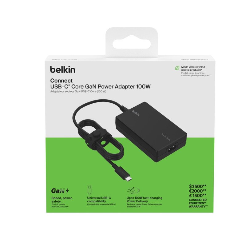 BELKIN INC016GLBK USB-C CORE GAN CHARGER 100W