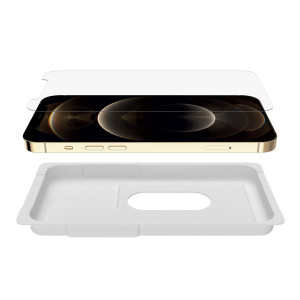 BELKIN OVA039zz Ultra Glass (LAS tech) Anti-Microbial iPhone 12 Pro Max, EZ tray BELKIN OVA039zz Ultra Glass (LAS tech) Anti-Microbial iPhone 12 Pro Max, EZ tray