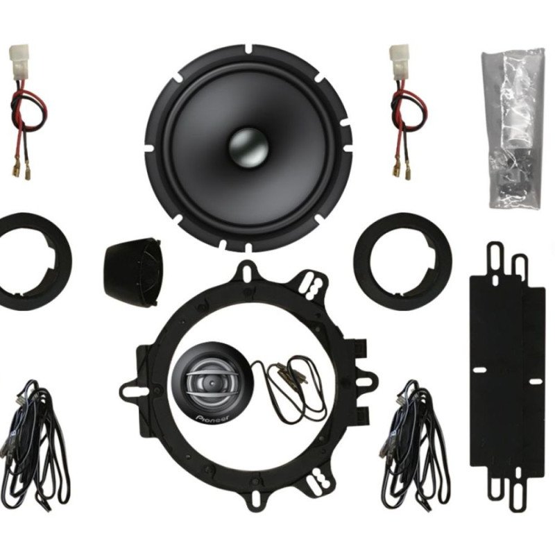 PIONEER TS-PEUGEOT-208 Custom Fit speaker upgrade package made for Peugeot 208 - 2012 to 2019