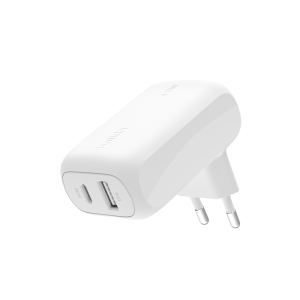 BELKIN WCB009VFWH 42W PD/PPS Dual Standalone Home Charger (30W USB-C & 12W USB-A) BELKIN WCB009VFWH 42W PD/PPS Dual Standalone Home Charger (30W USB-C & 12W USB-A)