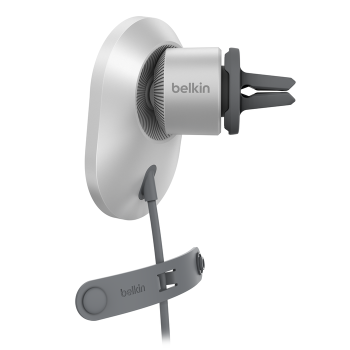 BELKIN WIC008BTGR-NCV2 BOOST^CHARGE Qi2 15W Magnetic Car Vent Mount (No car charge incl)