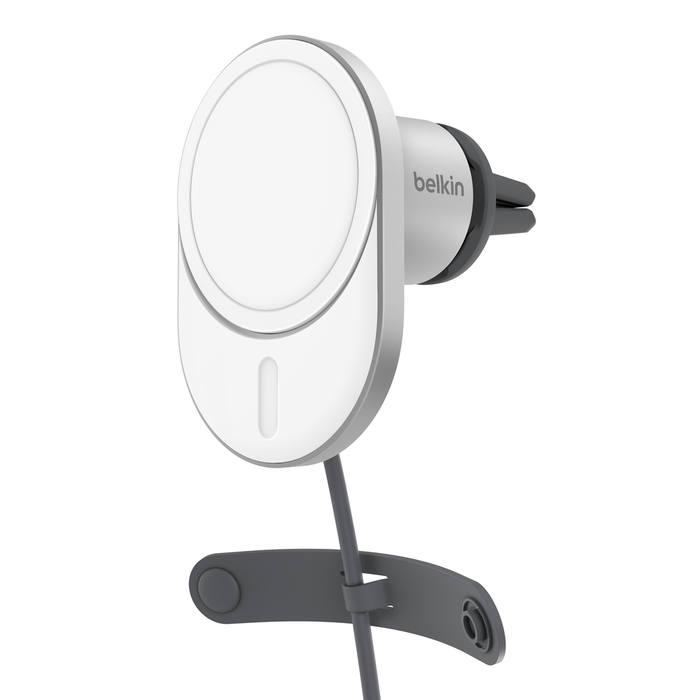 BELKIN WIC008BTGR-NCV2 BOOST^CHARGE Qi2 15W Magnetic Car Vent Mount (No car charge incl)