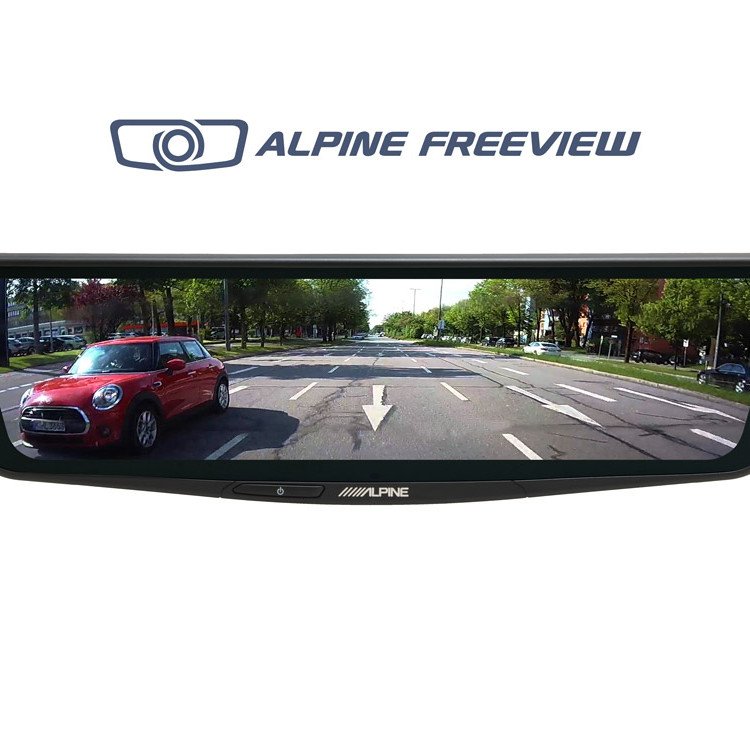 ALPINE DME-R1200 Freeview Digital Mirror (universal use)