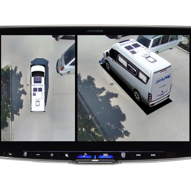 ALPINE HCS-T100 360° Camera System for universal installation