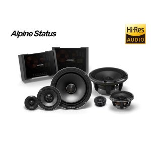 ALPINE HDZ-653S Status 6.5" 3-Way Component Speakers (Slim Fit)