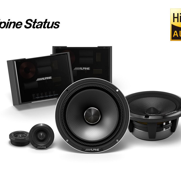 ALPINE HDZ-65CS Status 6.5" 2-Way Component Speakers (Slim Fit)