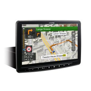 ALPINE INE-F904D 1DIN Chassis – 9-inch Touch Screen,  built-in Navigation