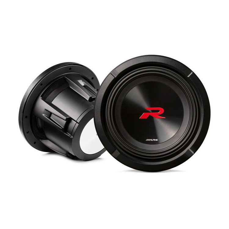 ALPINE R2-W8D4 Next-Generation 8" (20cm) R-Series Subwoofer with Dual 4-Ohm Voice Coils