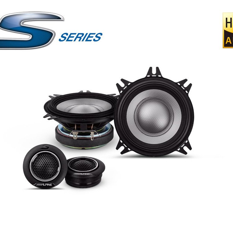ALPINE S2-S40C Speakers 4" (10cm) Component 2-Way