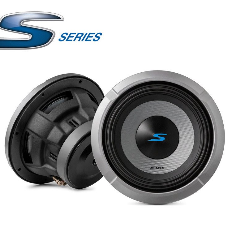 ALPINE S2-W8D2 8" S-Series subwoofer (2 ohm + 2 ohm)