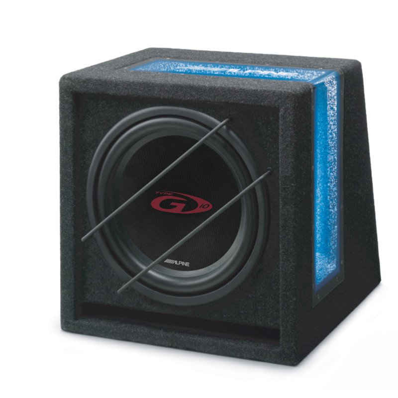 ALPINE SBG-1044BR SUB-BOX, 10", BR, 500/150RMS