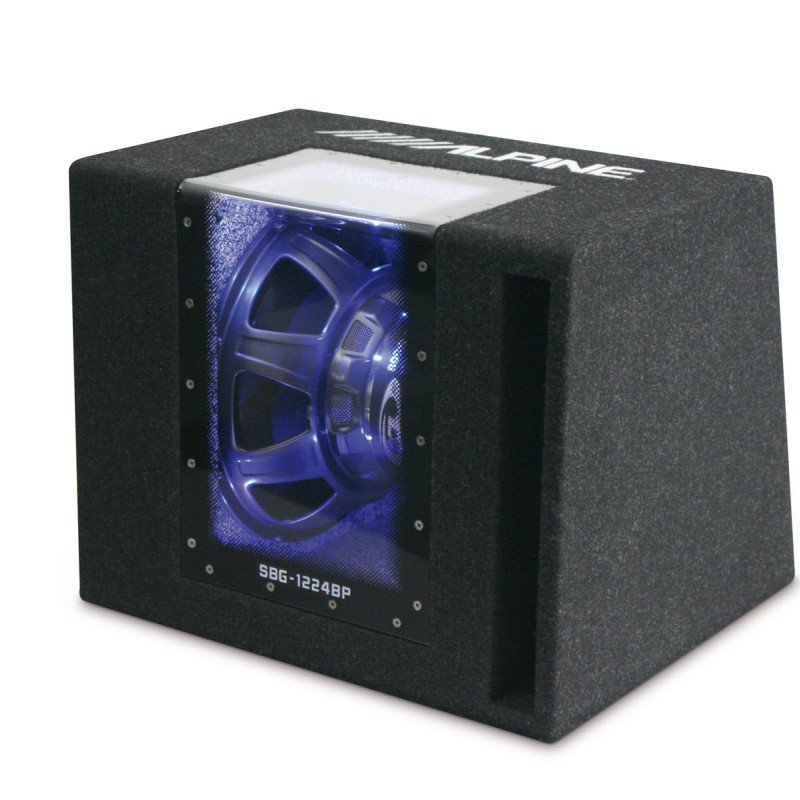 ALPINE SBG-1224BP Ready to use Band Pass Subwoofer (2Ohm)