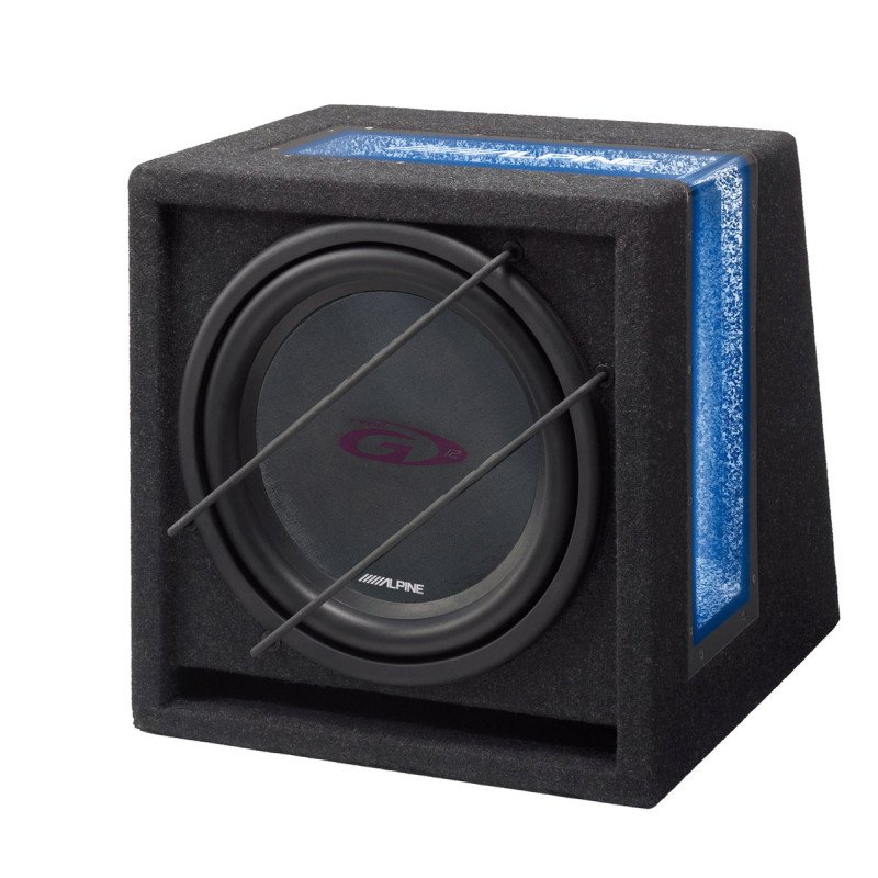 ALPINE SBG-1224BR Ready to use Bass Reflex Subwoofer (2Ohm)