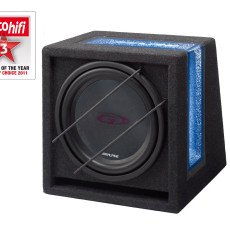 ALPINE SBG-844BR SUB-BOX, 8", BR, 400/120RMS