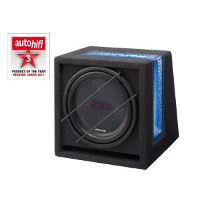 ALPINE SBG-844BR SUB-BOX, 8", BR, 400/120RMS