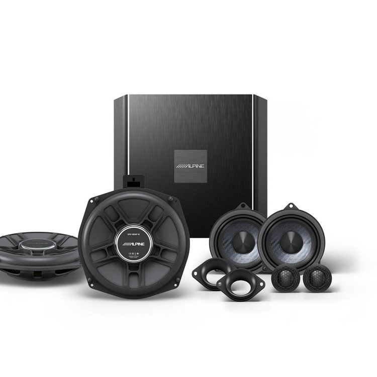 ALPINE SPC-2045ABMW-HR 4.5" Premium Sound System for BMW-HiFi RAM
