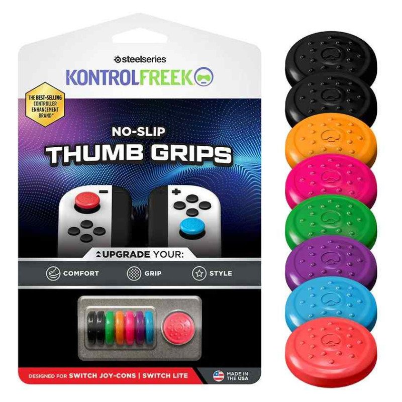 KONTROLFREEK 1510-JOY KF No-Slip Thumbgrip 8-pack - JOY