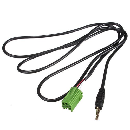 AFTERMARKET 9.322 Male jack stereo 3,5-Mini iso (Green) Renault