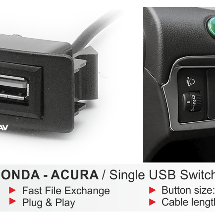 AFTERMARKET 17.005 Usb καπάκι για Honda / Acura