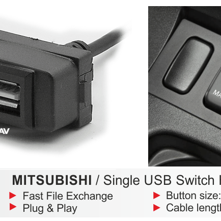 AFTERMARKET 17.007 Usb καπάκι για Mitsubishi