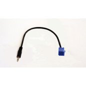 ACV 9.321 Male jack stereo 3,5-Mini iso (Blue) Alfa romeo-Fiat-Lancia Aux-in