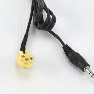 ACV 9.957 Male jack stereo 3,5-Mini iso (Yellow) Fiat-Lancia-Alfa Romeo-Smart