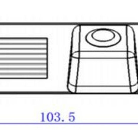 AFTERMARKET RS.6867 Κάμερα οπισθοπορείας Chevrolet Malibu, Opel Astra H,J / Zafira / Meriva A / Vectra C