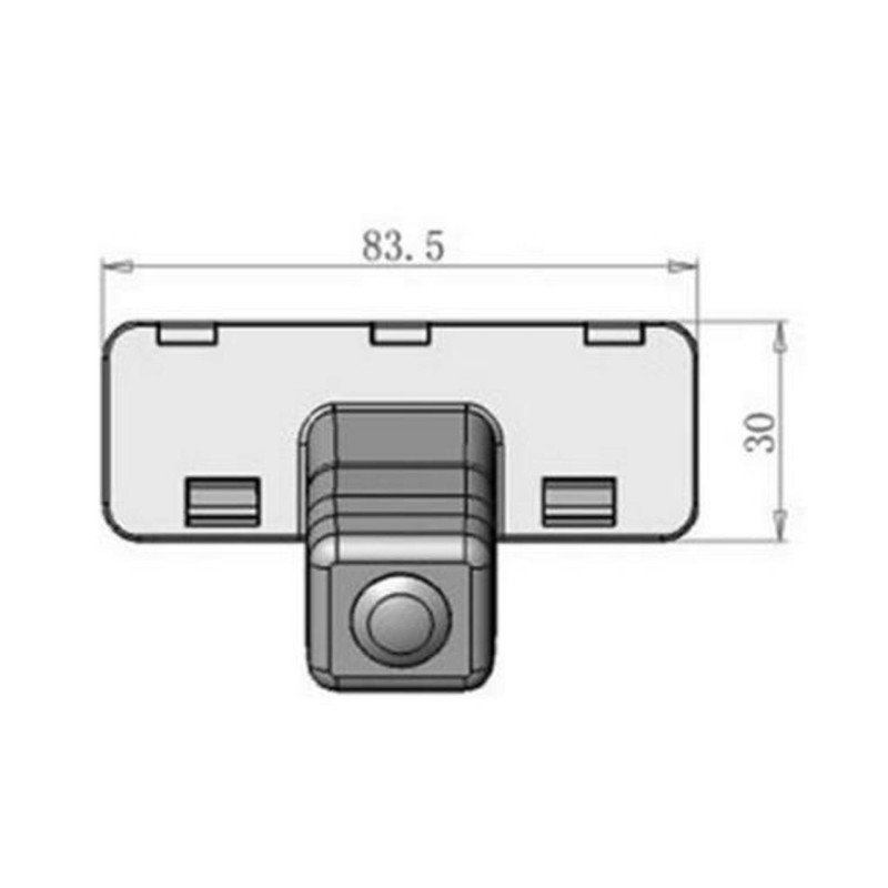 AFTERMARKET RS.6912 Κάμερα οπιθοπορείας Suzuki Swift 2009-2011
