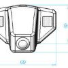 AFTERMARKET RS.915 Κάμερα οπισθοπορείας Honda Crv '07-'13 / Odyssey '07-'11