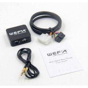 WEFA WF.605.TOYOTA.5.7 Interface Aux/Usb για εργοστασιακές πηγές Toyota 5+7pin