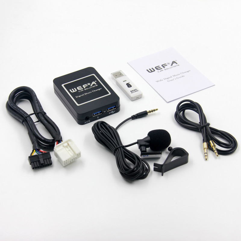 WEFA WF.606.SUZUKI14 Interface Aux/Usb/Usb Charger/Bluetooth για εργοστασιακές πηγές Suzuki 14pin / Fiat Sedici / Opel Agila A