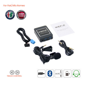 WEFA WF.606.FIAT.ALFA Interface Aux/Usb/Usb Charger/Bluetooth για εργοστασιακές πηγές Fiat, Alfa Romeo