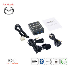 WEFA WF.606.MAZDA Interface Aux/Usb/Usb Charger/Bluetooth για εργοστασιακές πηγές Mazda