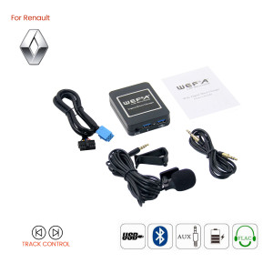 WEFA WF.606.RENAULT Interface Aux/Usb/Usb Charger/Bluetooth για εργοστασιακές πηγές Renault