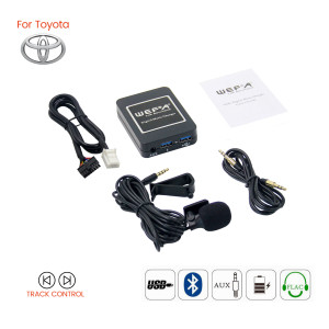 WEFA WF.606.TOYOTA.6.6 Interface Aux/Usb/Usb Charger/Bluetooth για εργοστασιακές πηγές Toyota 6+6pin