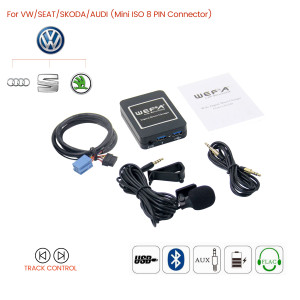 WEFA WF.606.VW8 Interface Aux/Usb/Usb Charger/Bluetooth για εργοστασιακές πηγές Group Vag 8pin